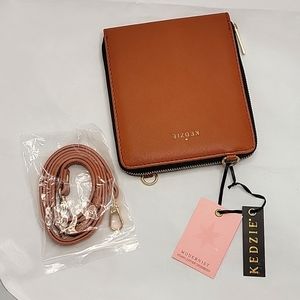 NWT Kedzie Best Little Bag in Saffiano Vegan Leather Crossbody Bag For Women